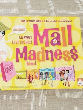 Mall Madness Vintage 2004 Board Game Milton Bradley  Complete
